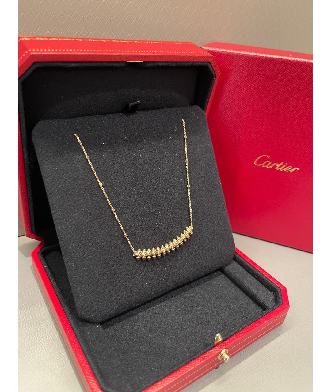 CARTIER Золотое колье из розового золота, фото 3