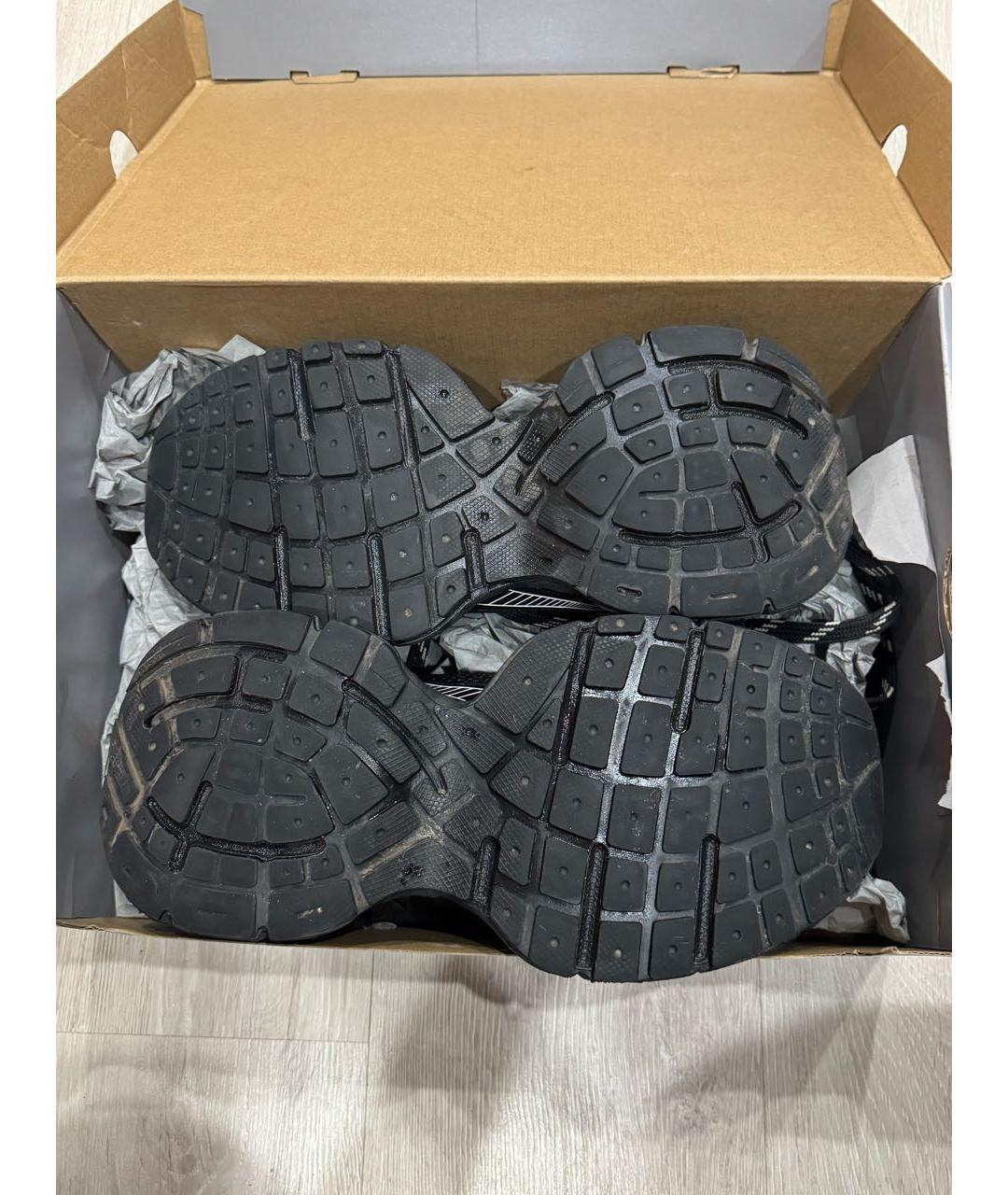 BALENCIAGA Черные текстильные низкие кроссовки / кеды, фото 6