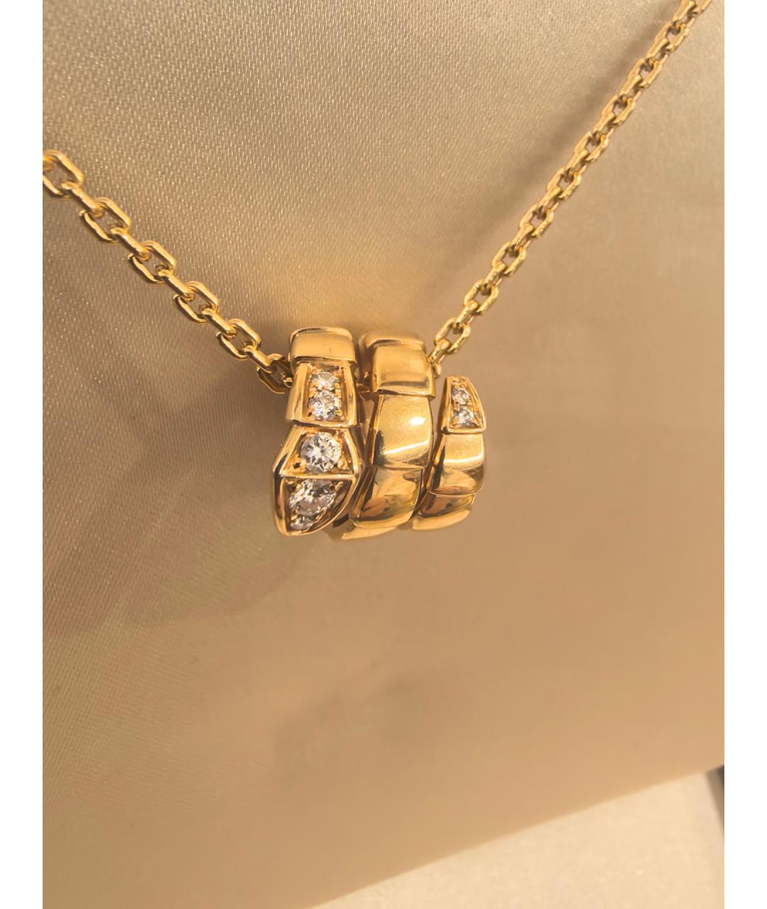 BVLGARI Золотое колье из розового золота, фото 5