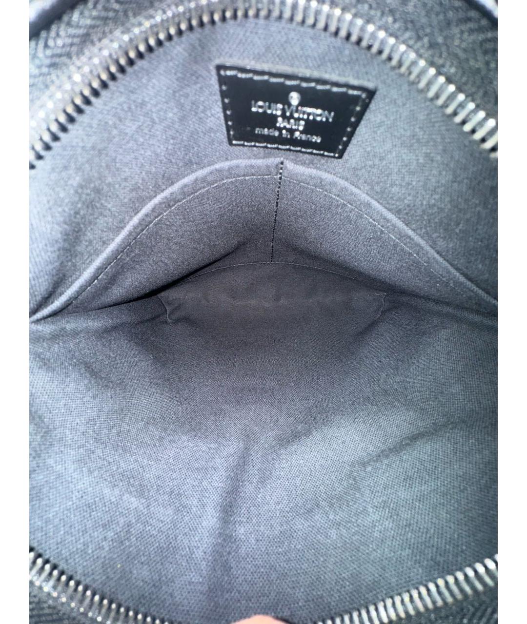 LOUIS VUITTON Антрацитовая сумка на плечо, фото 8