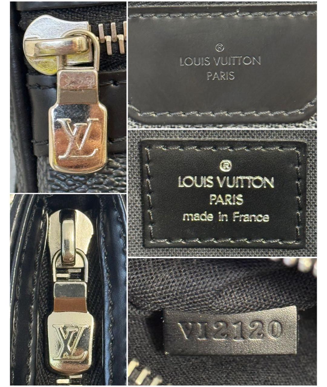 LOUIS VUITTON Антрацитовая сумка на плечо, фото 5