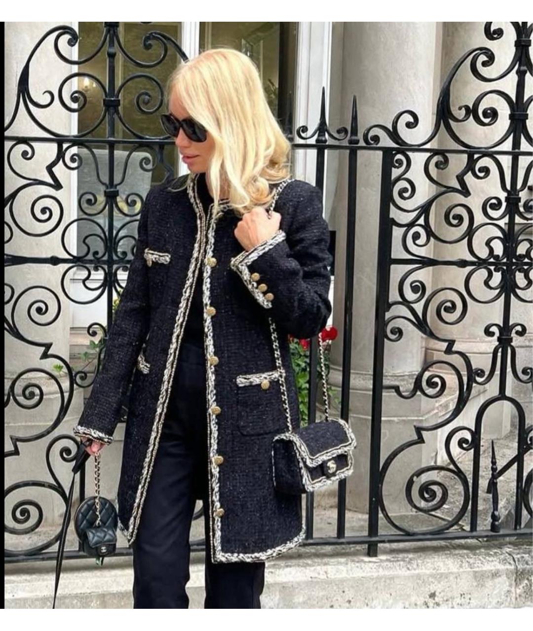 CHANEL Черное повседневное платье, фото 5