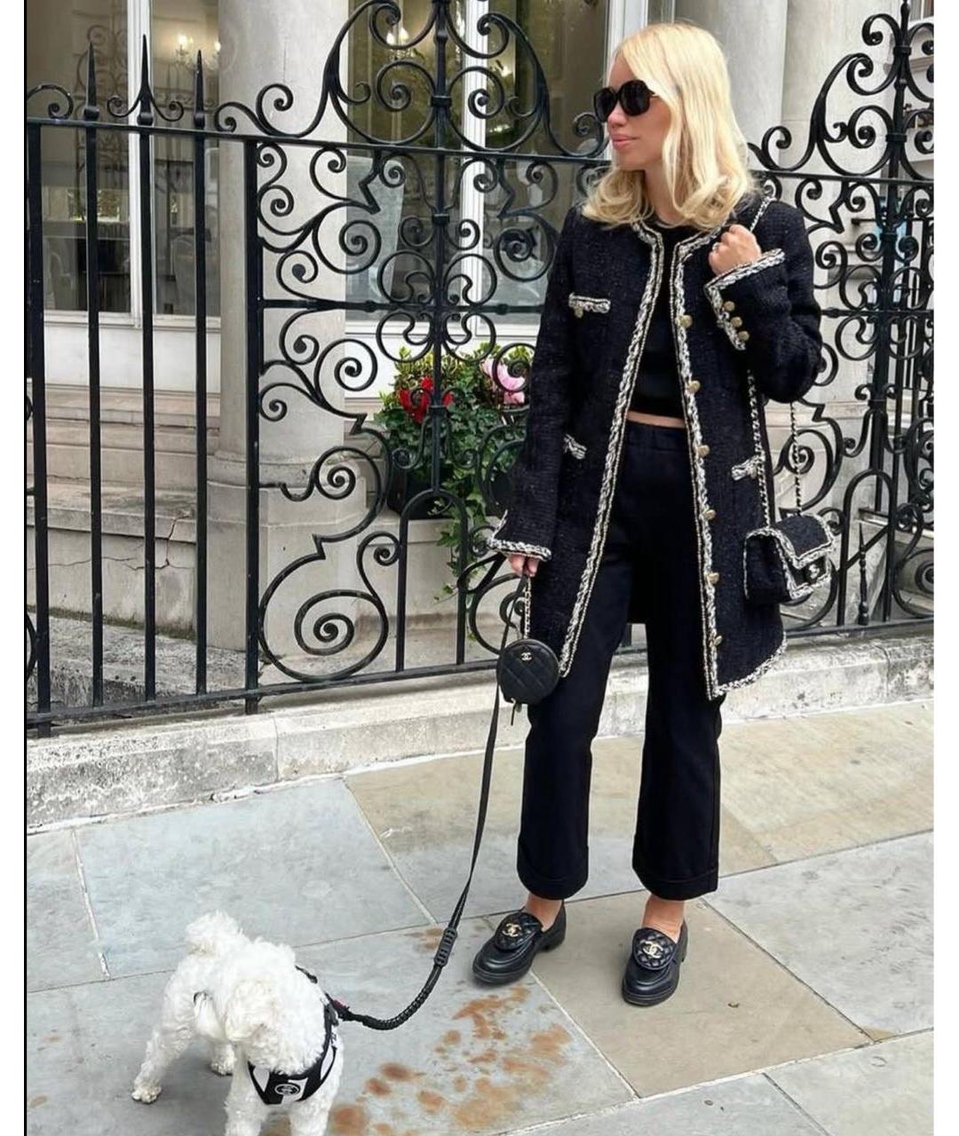 CHANEL Черное повседневное платье, фото 8