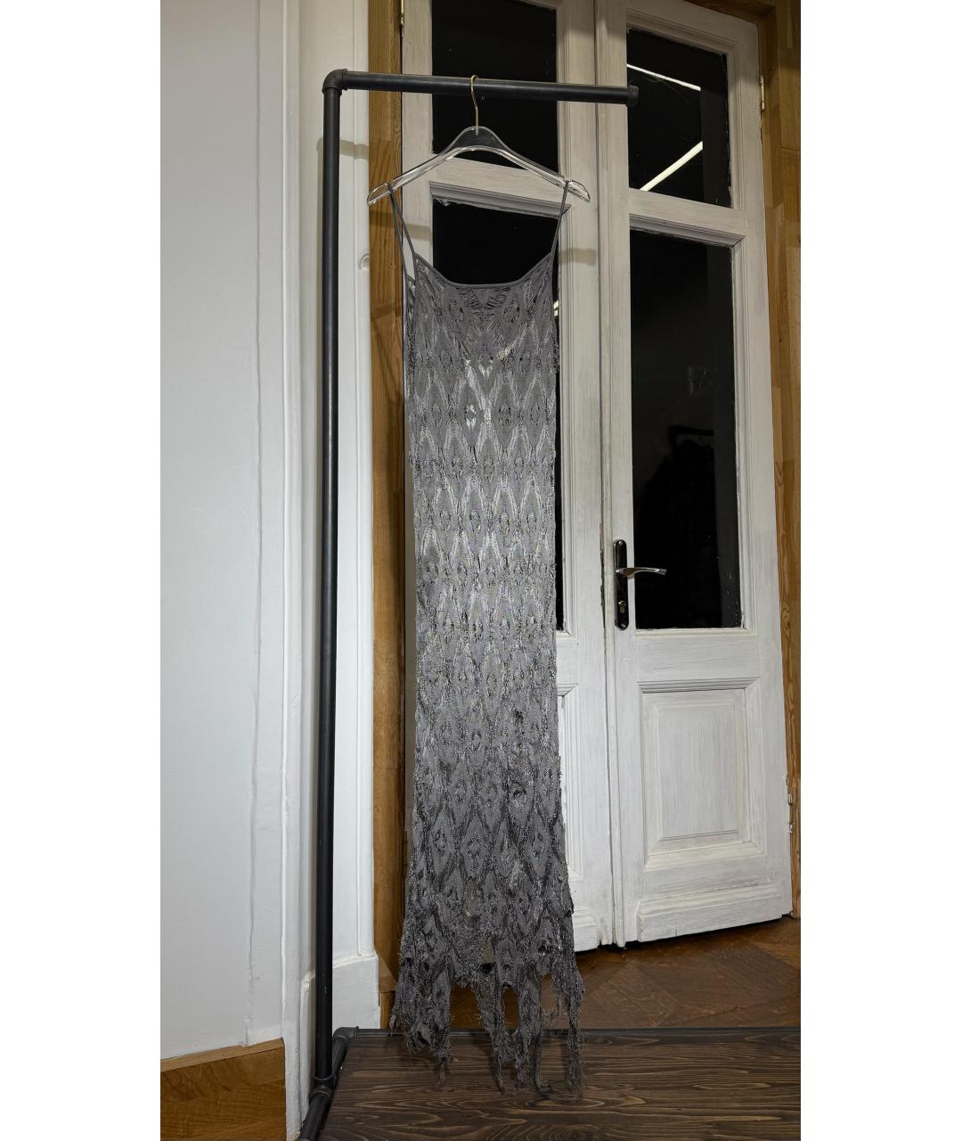 MAISON MARGIELA Серое коктейльное платье, фото 5