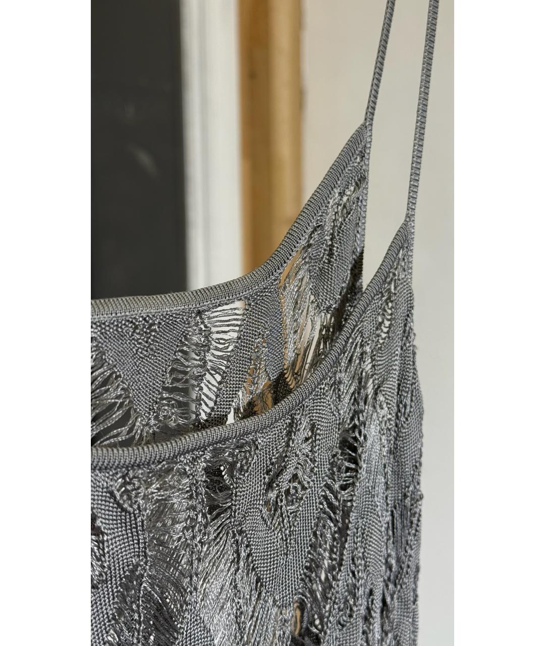 MAISON MARGIELA Серое коктейльное платье, фото 3