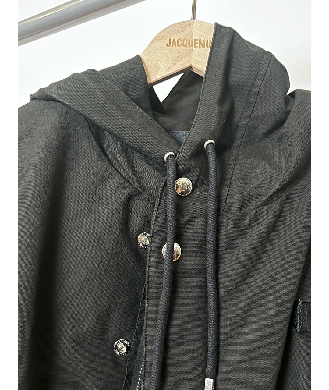 JACQUEMUS Черная полиамидовая куртка, фото 3