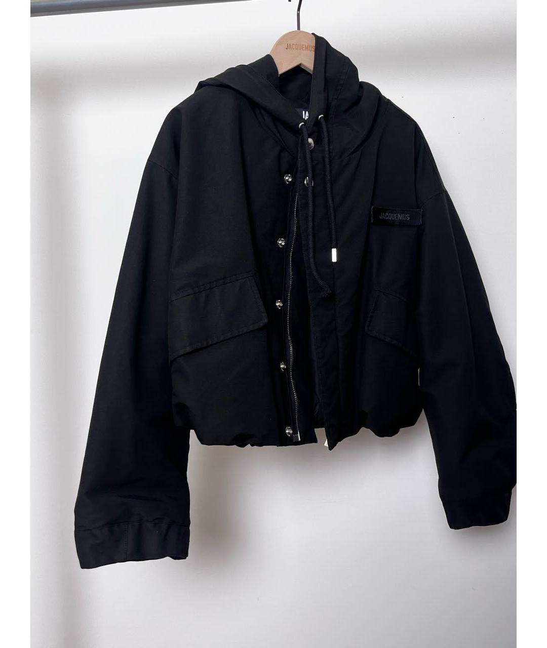 JACQUEMUS Черная полиамидовая куртка, фото 9