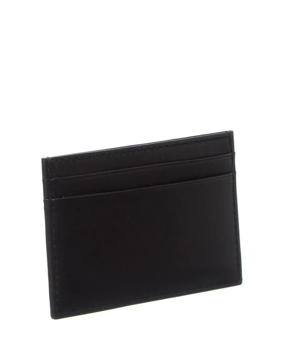 HUGO BOSS Черный кожаный кардхолдер, фото 2
