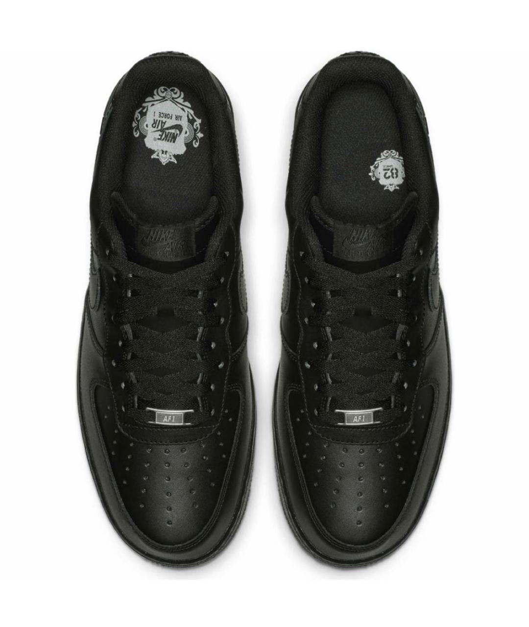 NIKE Черные кожаные кроссовки, фото 3