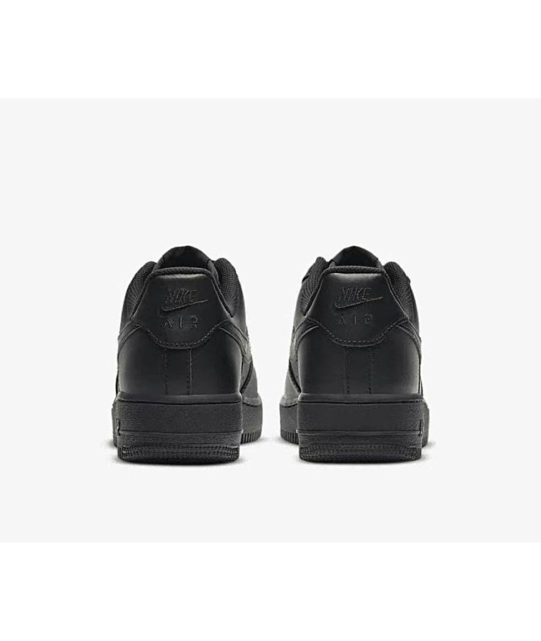 NIKE Черные кожаные кроссовки, фото 4