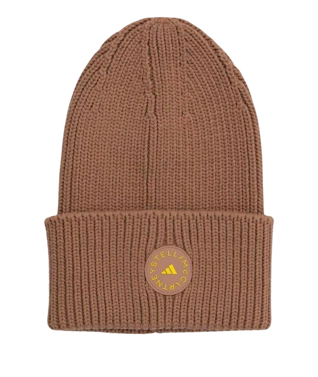 ADIDAS BY STELLA MCCARTNEY Бежевая хлопковая шапка, фото 1