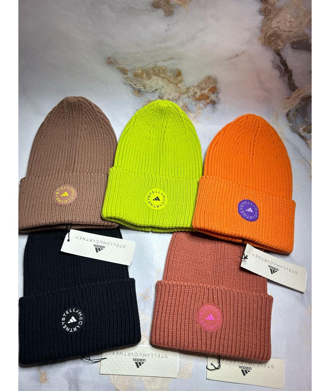 ADIDAS BY STELLA MCCARTNEY Бежевая хлопковая шапка, фото 8