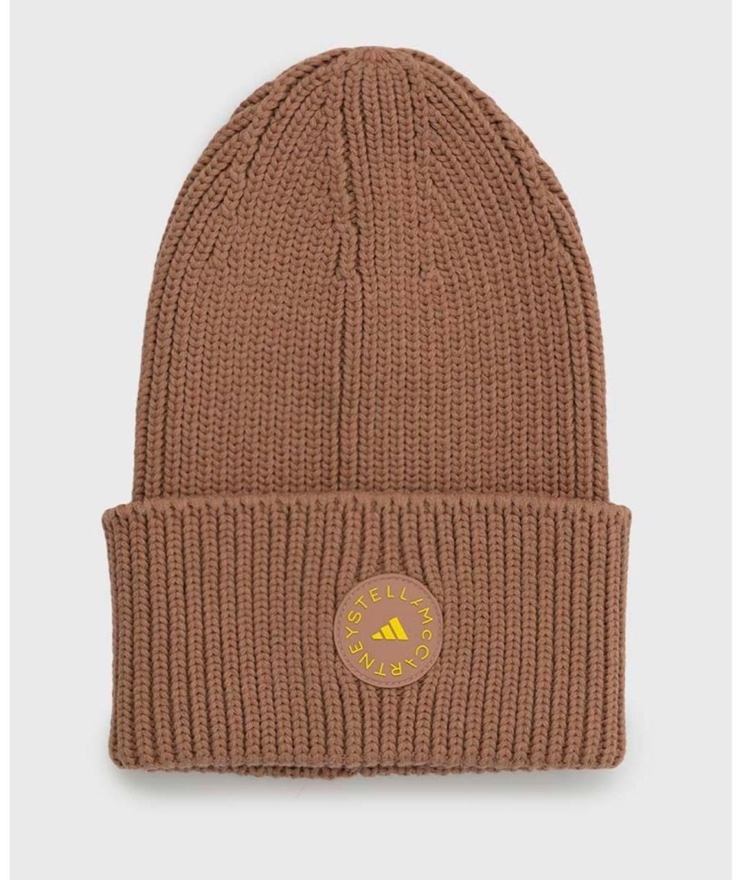 ADIDAS BY STELLA MCCARTNEY Бежевая хлопковая шапка, фото 9