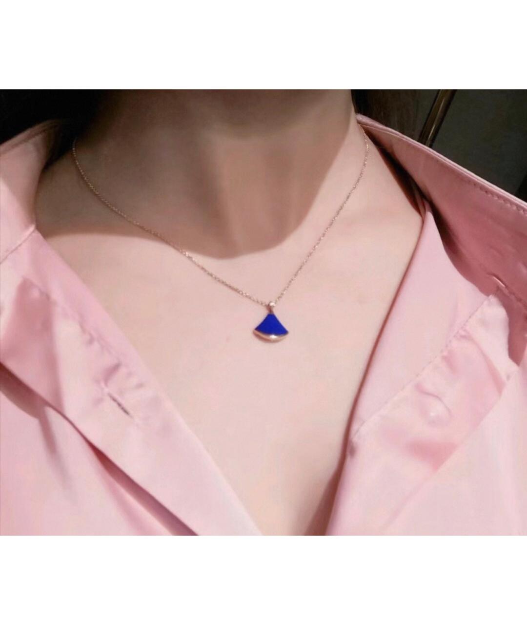 BVLGARI Золотое колье из розового золота, фото 5