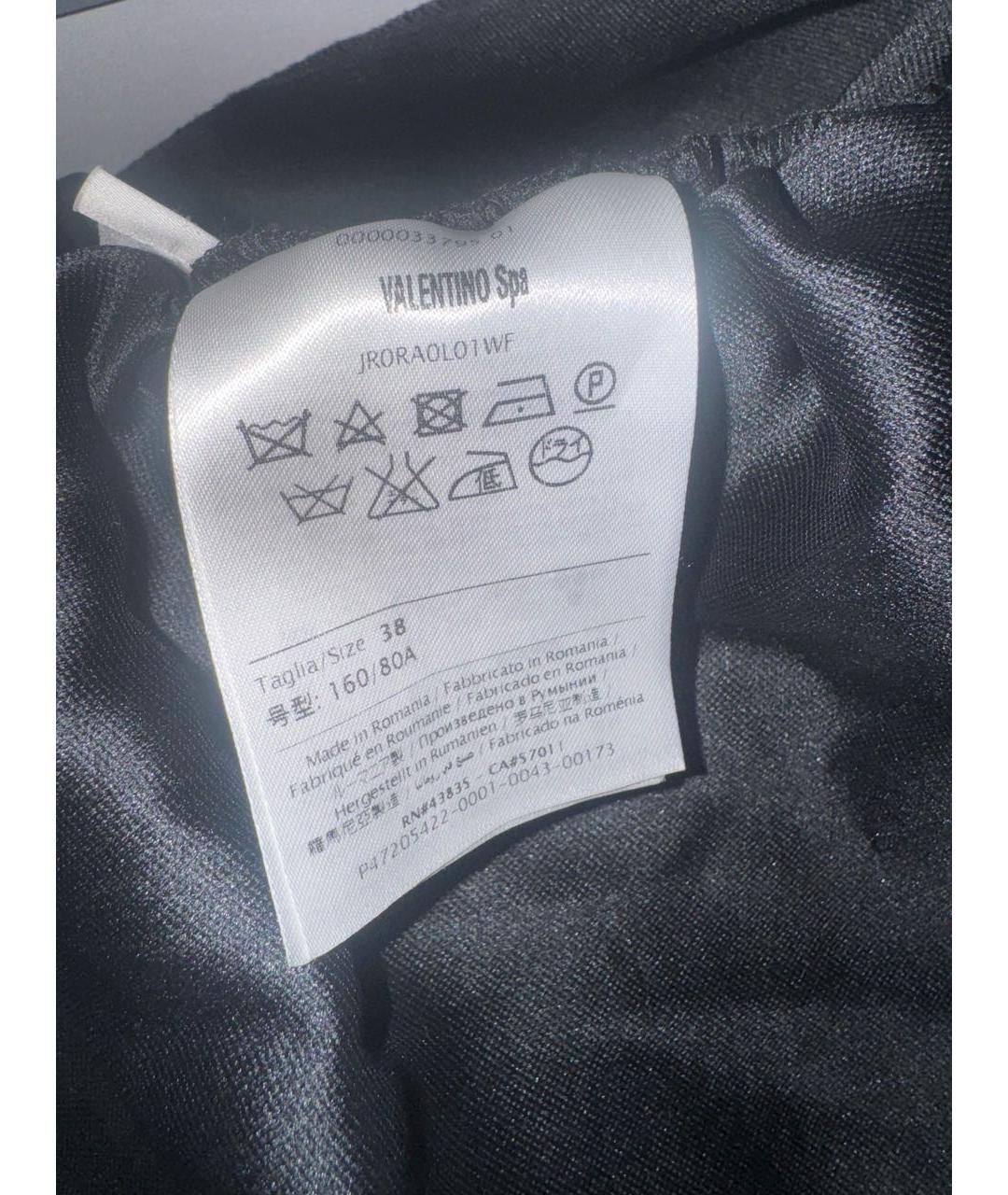 RED VALENTINO Черная юбка мини, фото 4