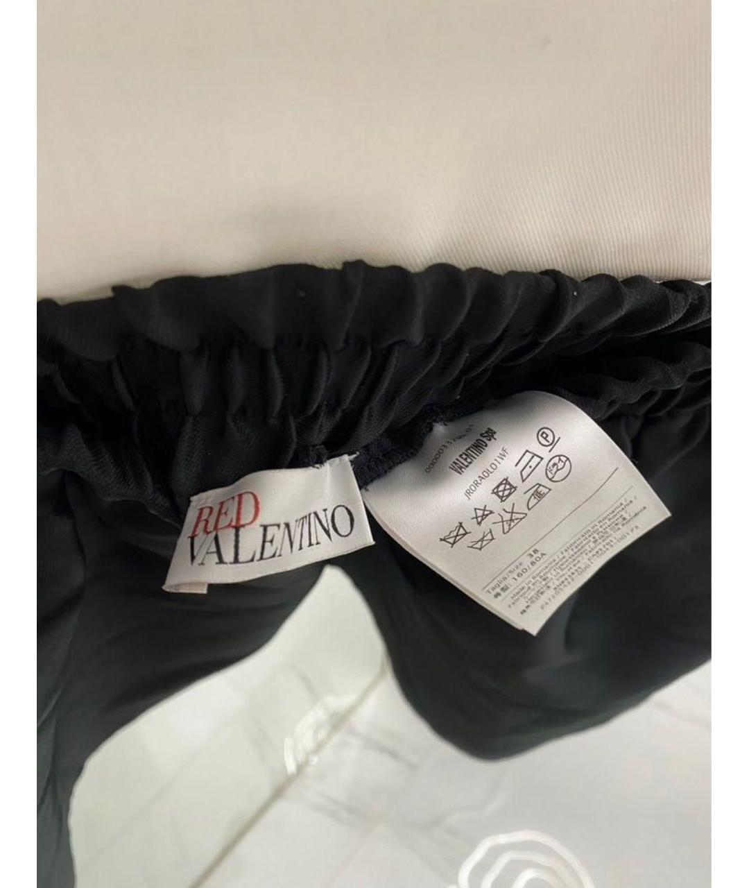 RED VALENTINO Черная юбка мини, фото 3