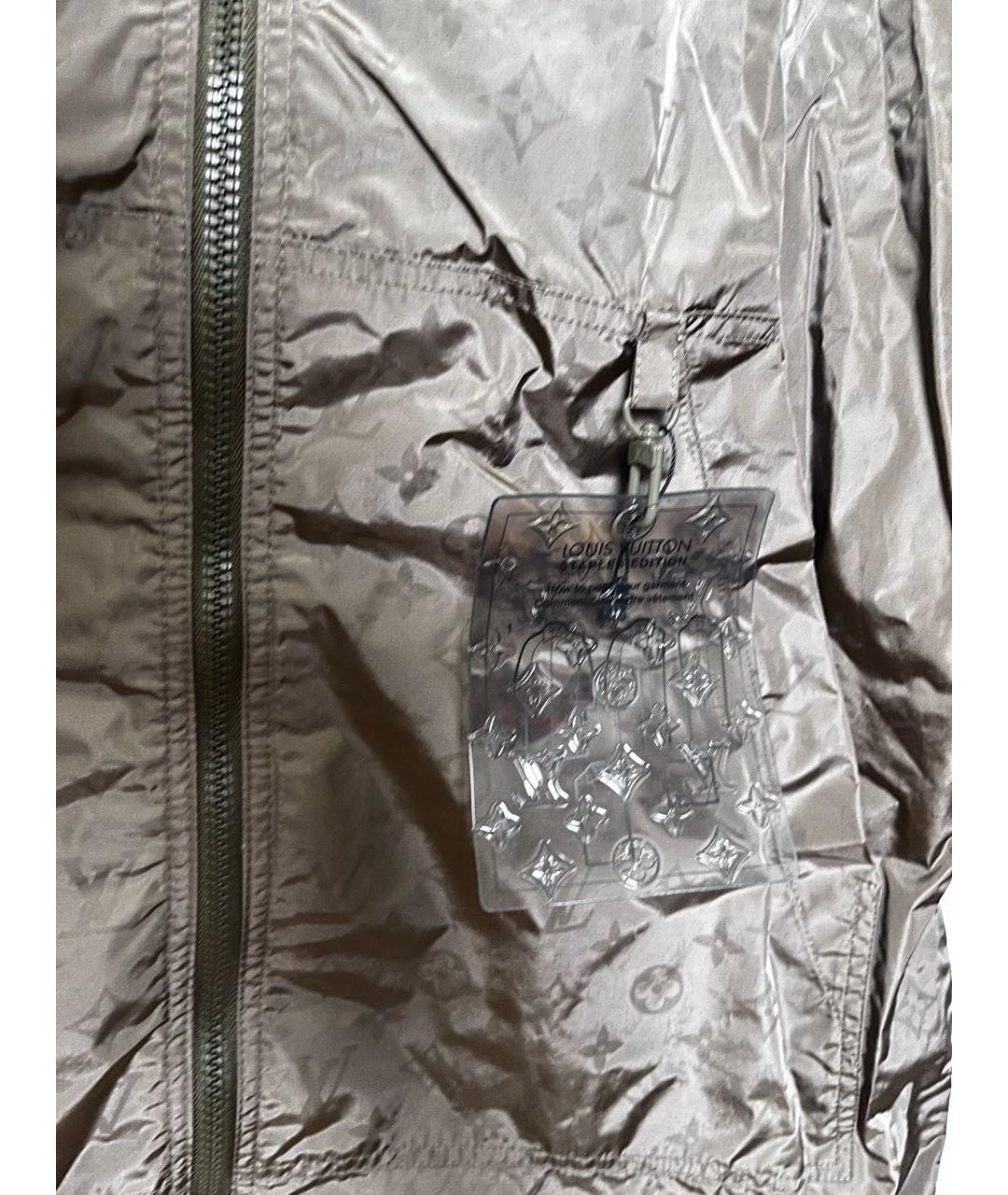 LOUIS VUITTON Коричневый полиамидовый тренч / плащ, фото 7