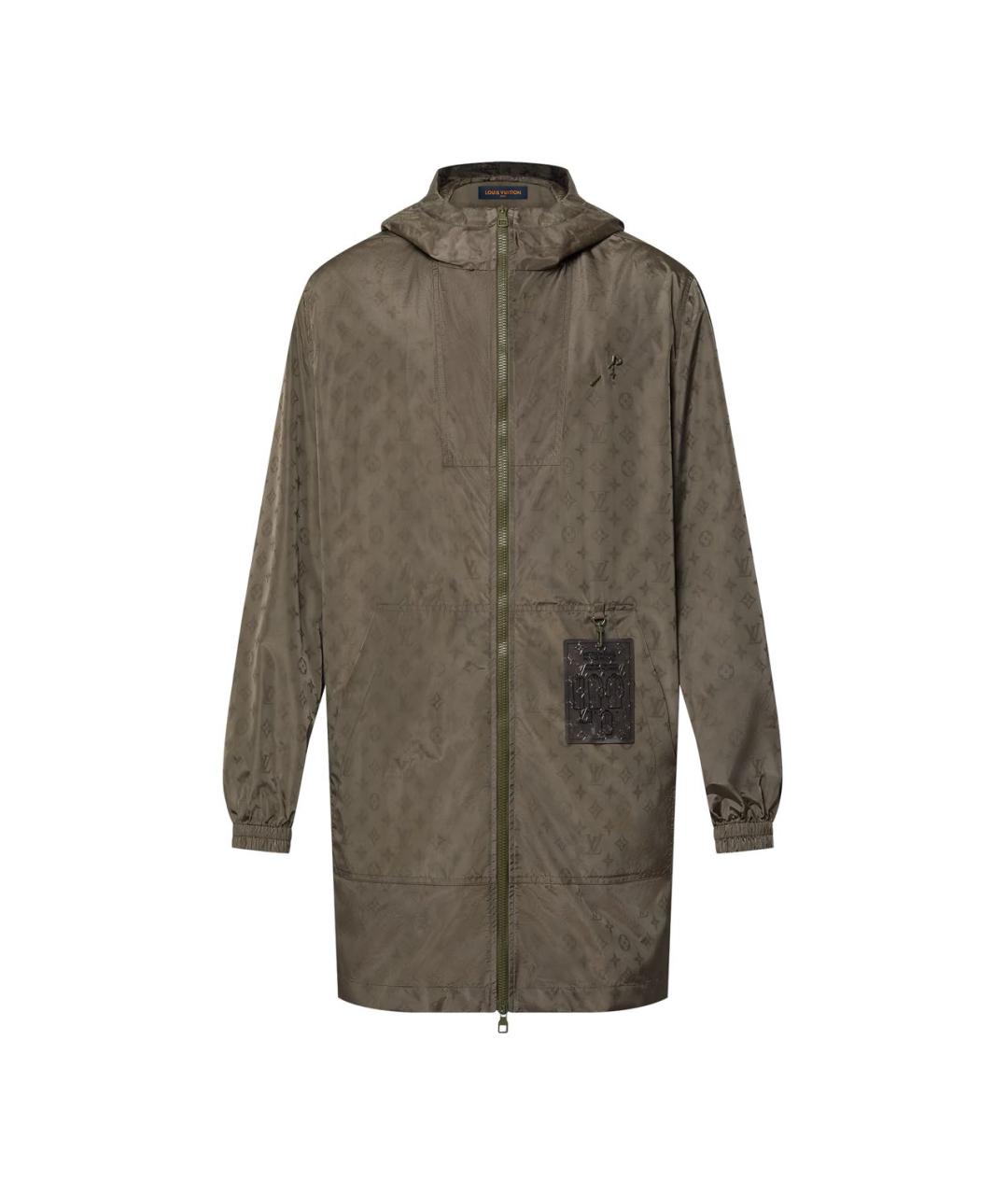 LOUIS VUITTON Коричневый полиамидовый тренч / плащ, фото 1