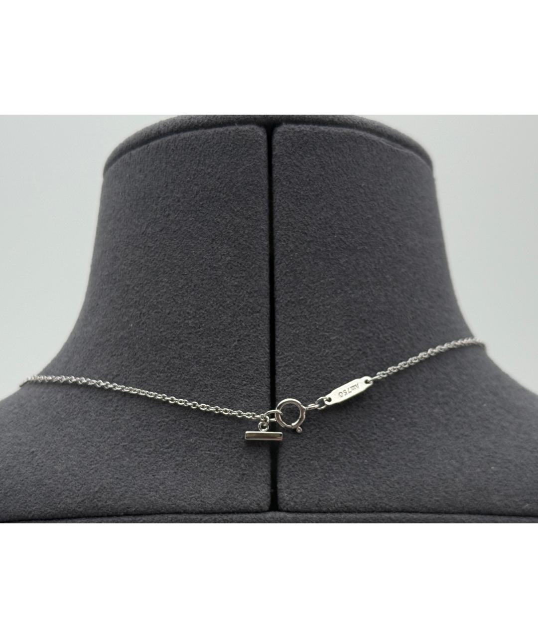 TIFFANY&CO Серебряное колье из белого золота, фото 4