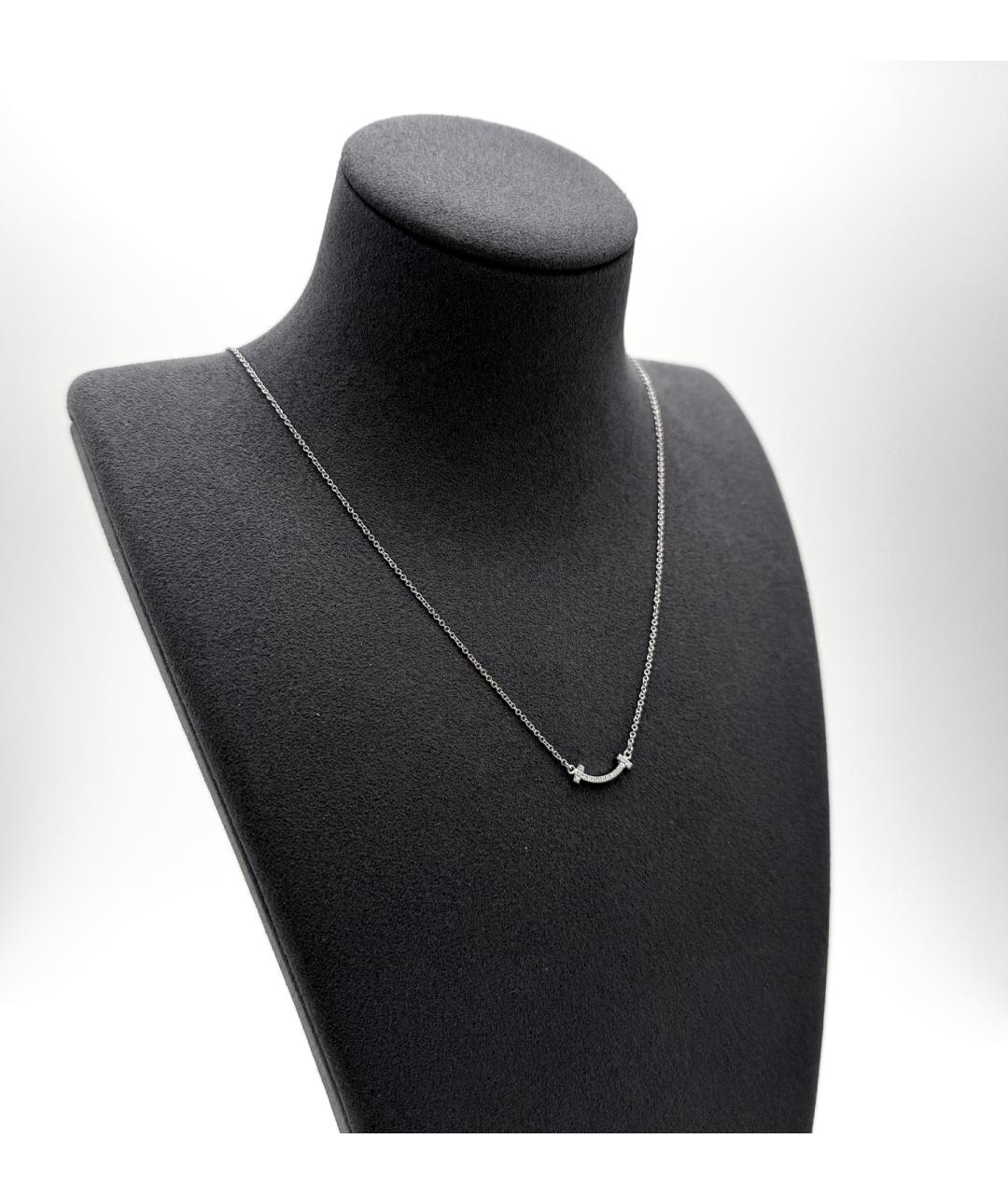 TIFFANY&CO Серебряное колье из белого золота, фото 3