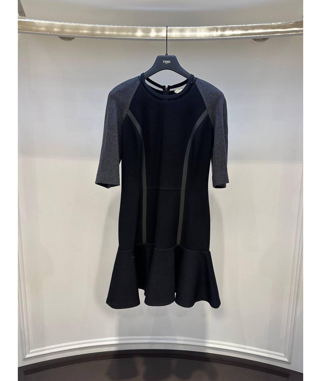 FENDI Черное повседневное платье, фото 3