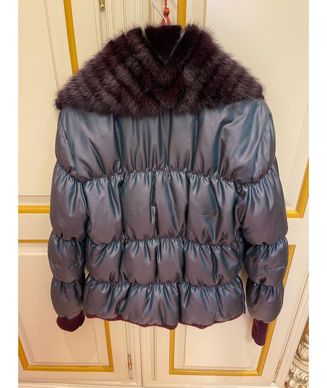 ROBERTO CAVALLI Черный полиамидовый пуховик, фото 2