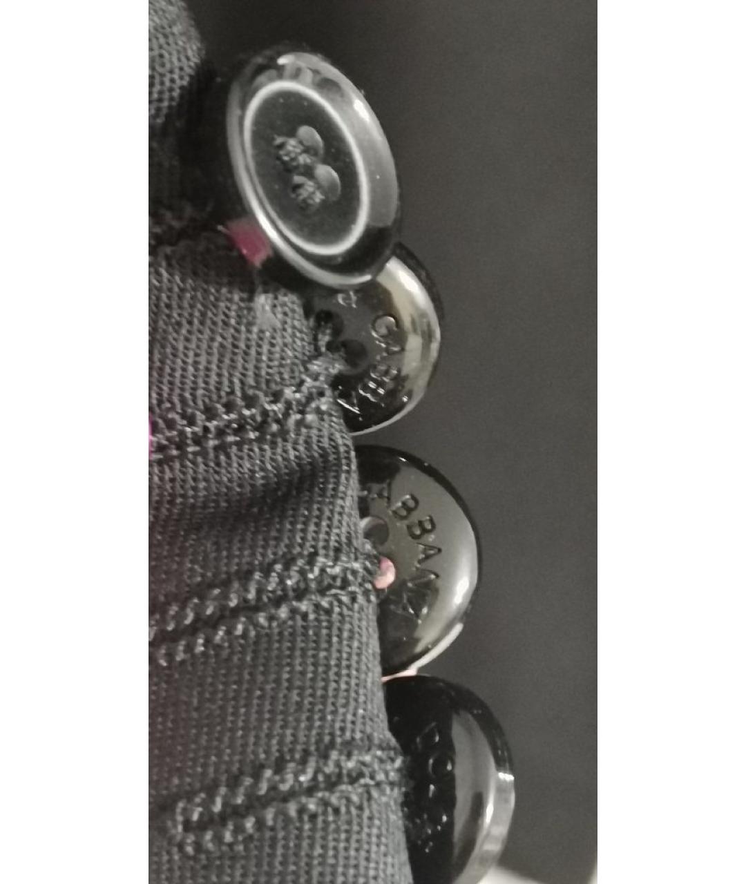 DOLCE&GABBANA Черный шерстяной пиджак, фото 5