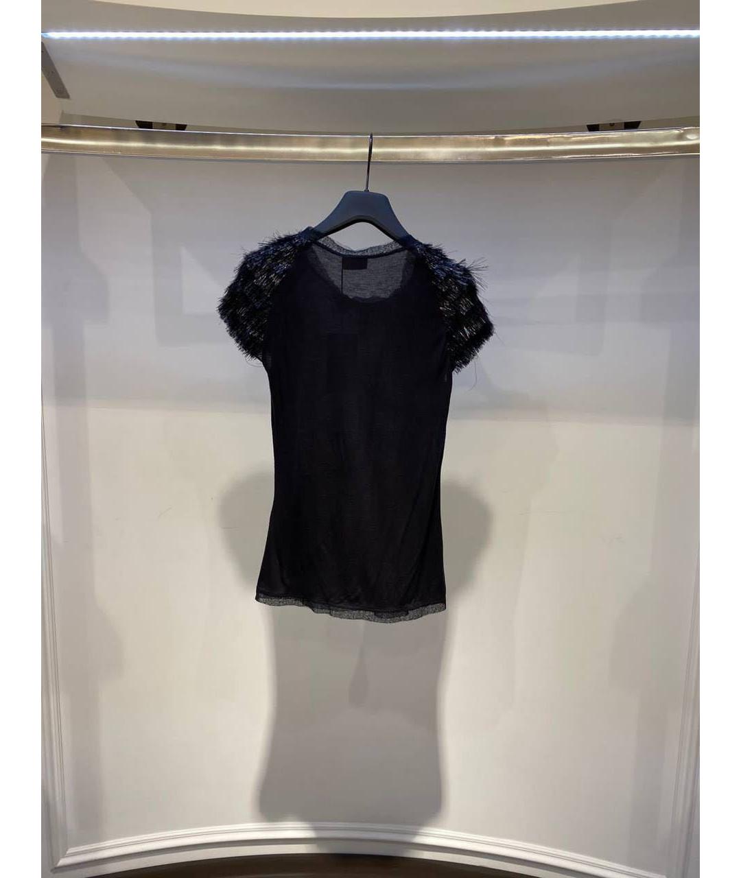 FENDI Черная футболка, фото 2