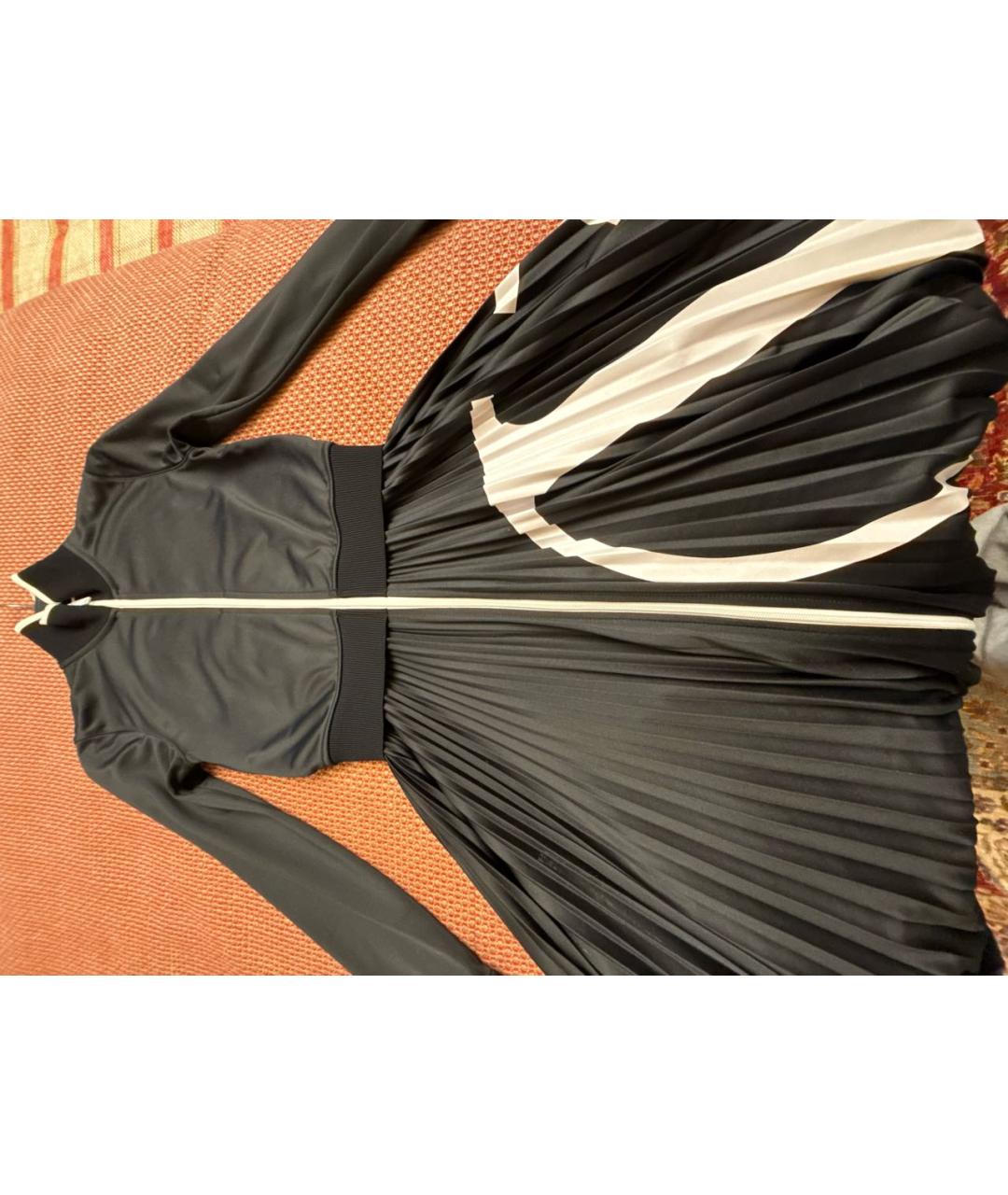 VALENTINO Черное полиэстеровое повседневное платье, фото 4