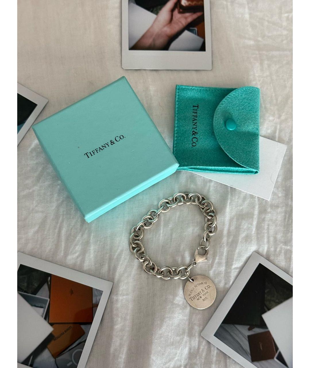 TIFFANY&CO Серебрянный серебряный браслет, фото 4