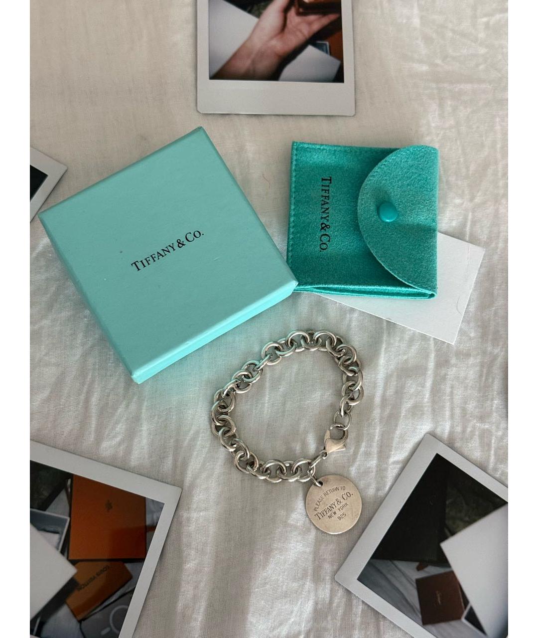 TIFFANY&CO Серебрянный серебряный браслет, фото 2