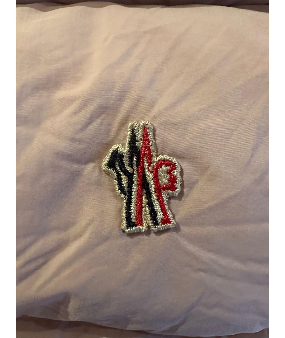 MONCLER GRENOBLE Розовый полиамидовый жилет, фото 4