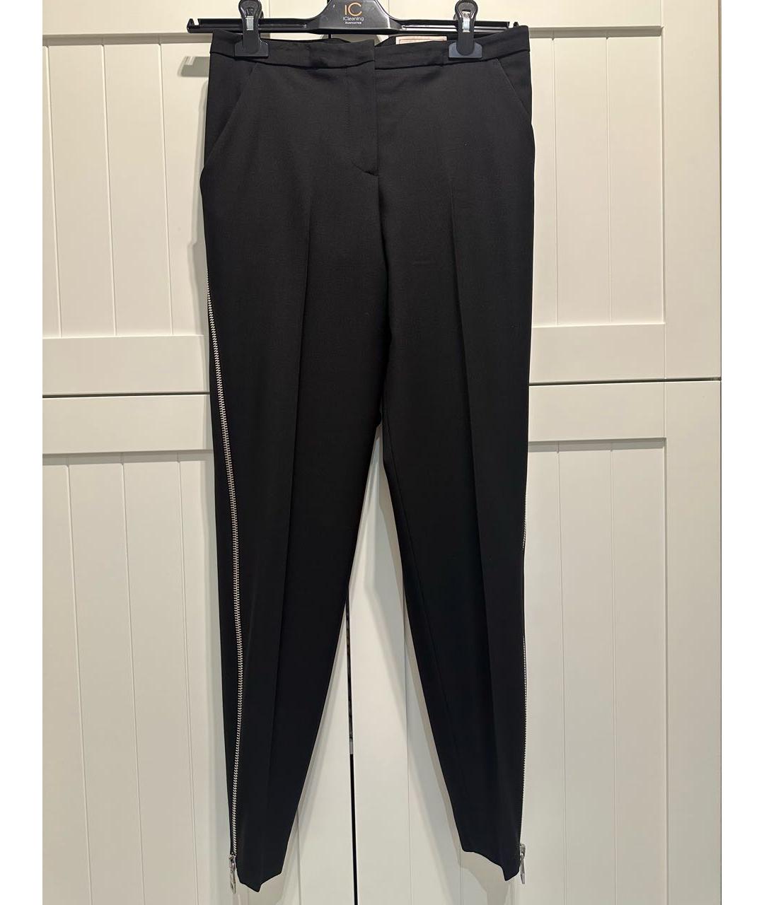 ALEXANDER MCQUEEN Черный шерстяной костюм с брюками, фото 2