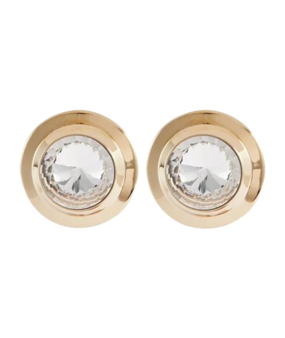 MIU MIU Золотые металлические серьги, фото 1