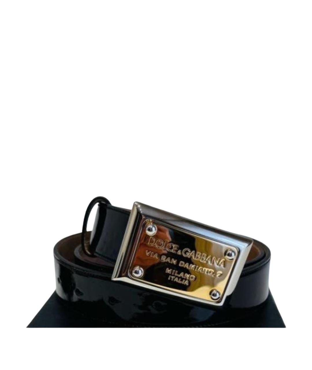 DOLCE&GABBANA Коричневый кожаный ремень, фото 5
