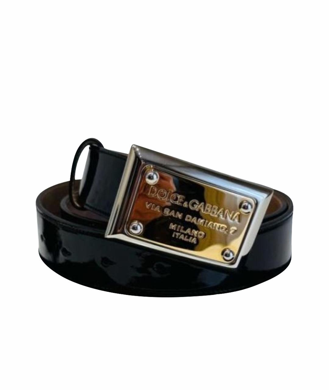 DOLCE&GABBANA Коричневый кожаный ремень, фото 1