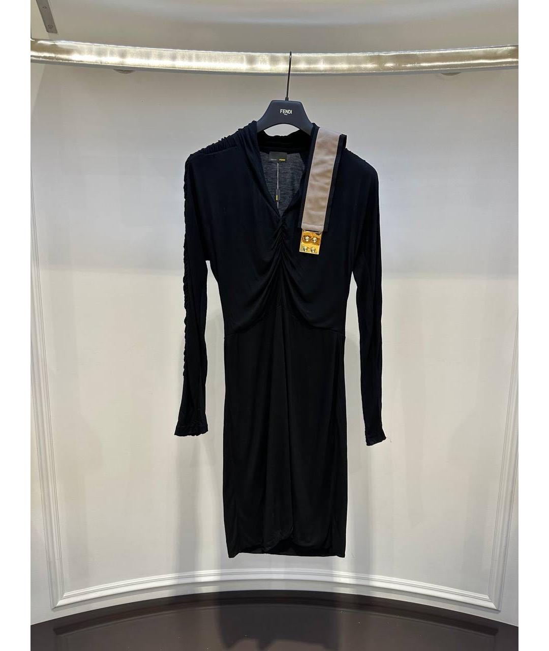 FENDI Черное повседневное платье, фото 3