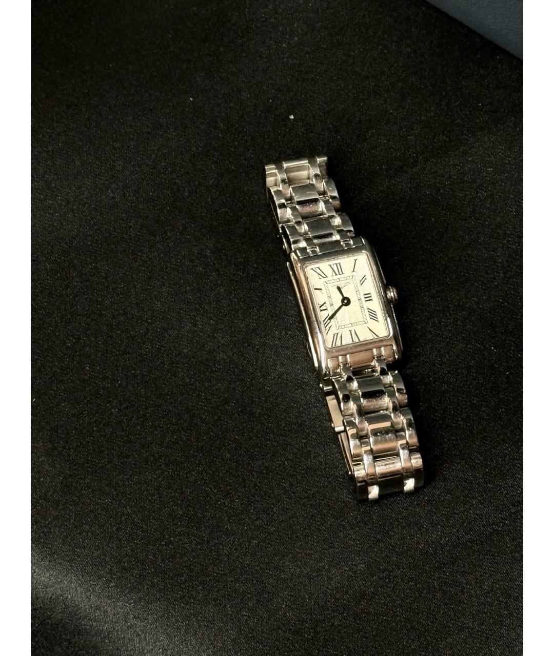 LONGINES Белые стальные часы, фото 7