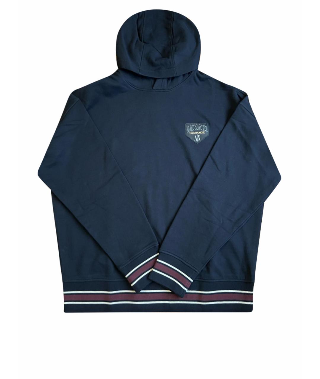 ARMANI EXCHANGE Синий хлопковый спортивный костюм, фото 1