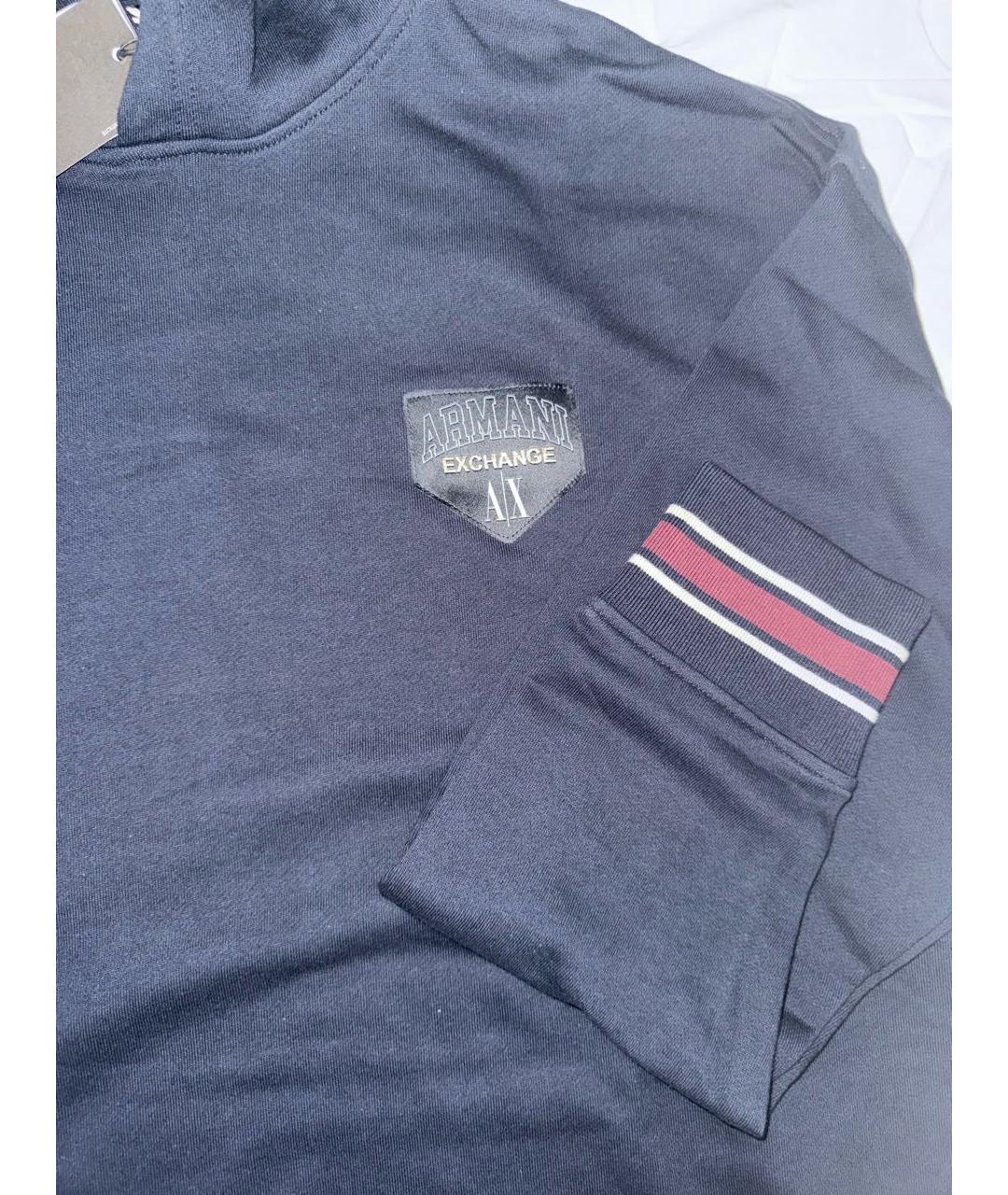 ARMANI EXCHANGE Синий хлопковый спортивный костюм, фото 5