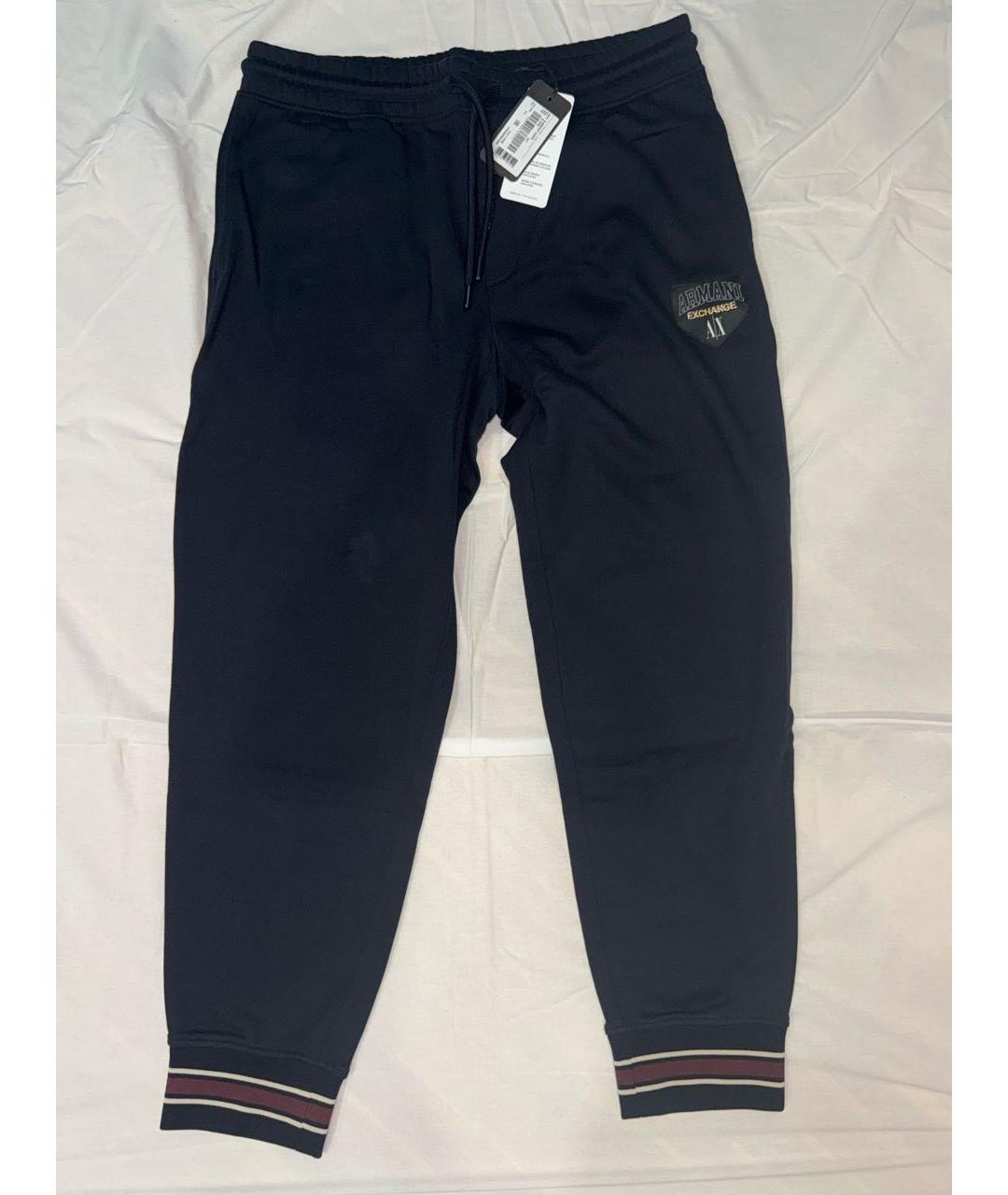 ARMANI EXCHANGE Синий хлопковый спортивный костюм, фото 2