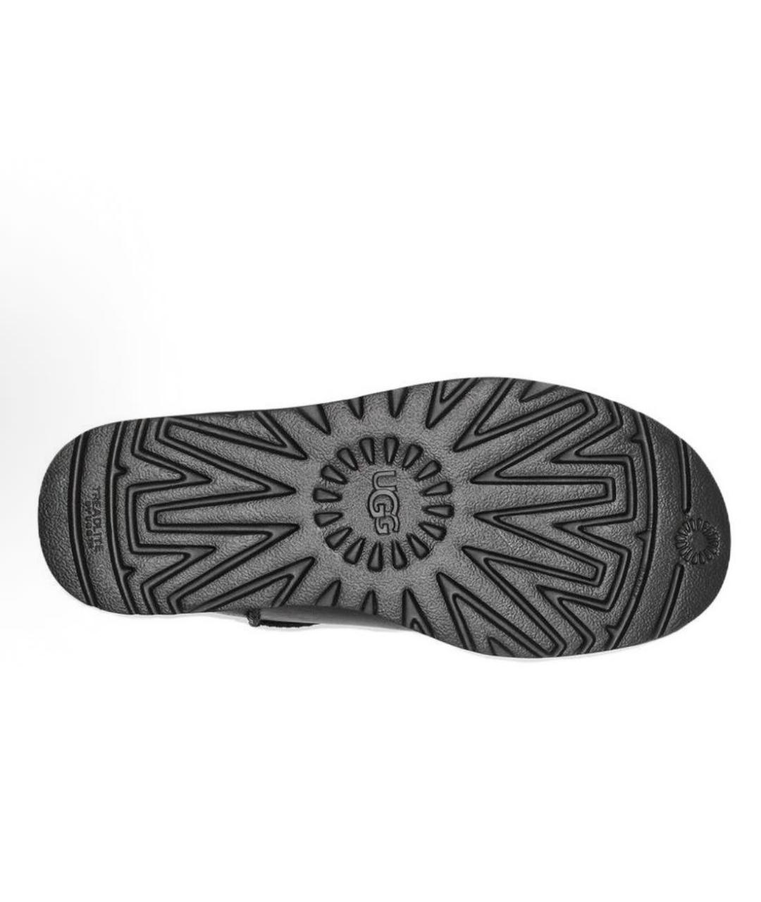 UGG AUSTRALIA Черные кожаные ботинки, фото 3