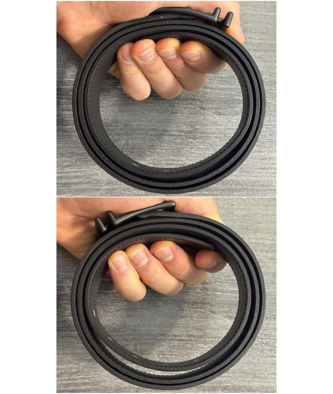 HERMES Синий кожаный ремень, фото 8