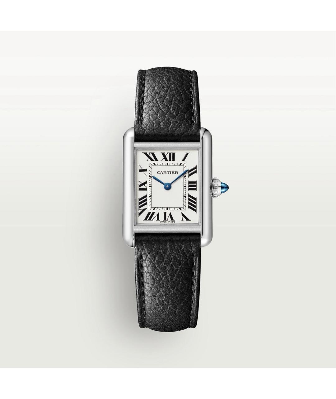 CARTIER Белые стальные часы, фото 3