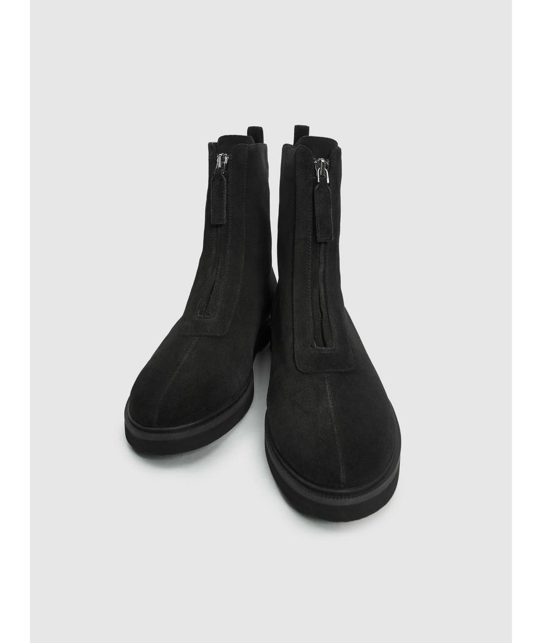 12 STOREEZ Черные замшевые ботинки, фото 5