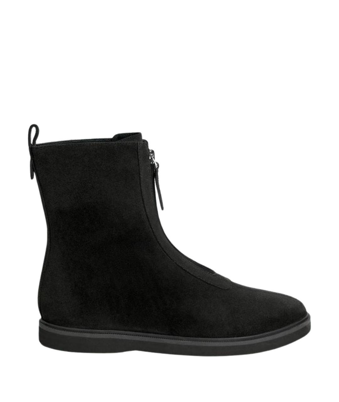 12 STOREEZ Черные замшевые ботинки, фото 1