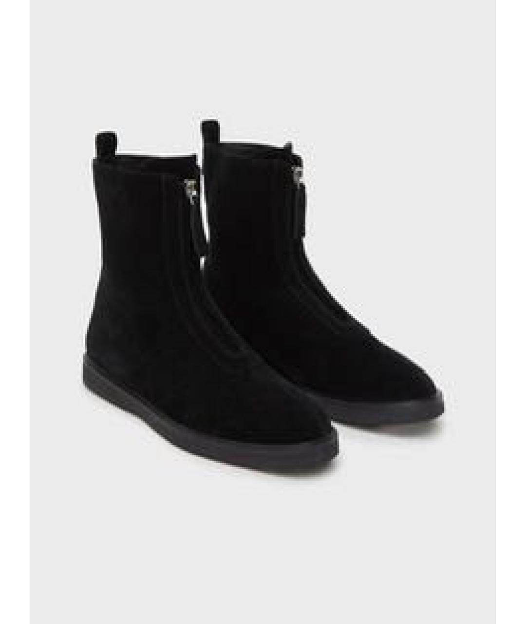 12 STOREEZ Черные замшевые ботинки, фото 2