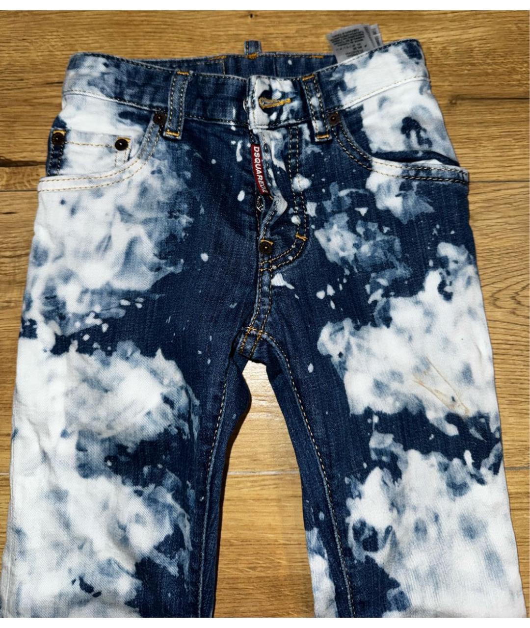 DSQUARED2 Синие деним детские джинсы, фото 2