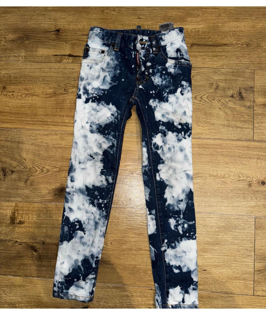 DSQUARED2 Синие деним детские джинсы, фото 3
