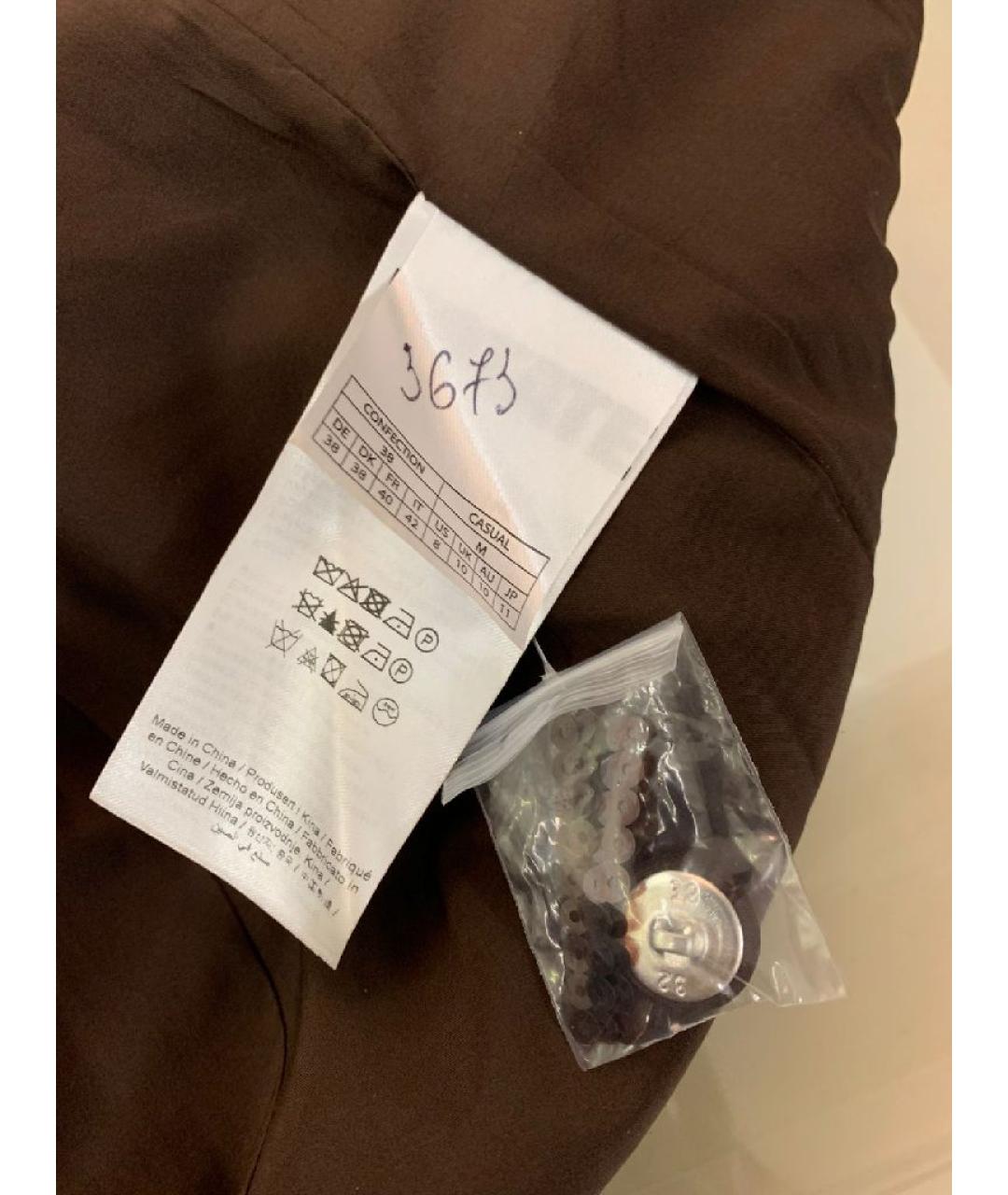 ROTATE Коричневое полиэстеровое вечернее платье, фото 6